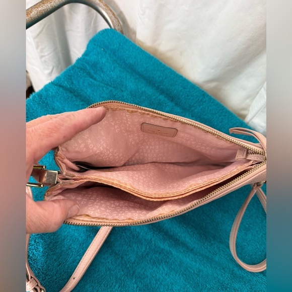 Kate Spade Leila Triple Gusset Crossbody In Rose Smoke - Picture 8 of 8